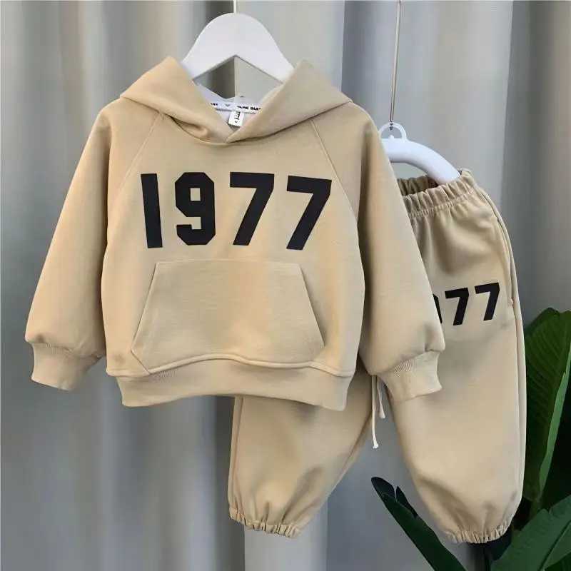 Clothing Sets Hooded Tracksuit Set Hoodie Suit Kids Spring Sweatshirt And Pant Two-piece Children Clothing Set 4-12 Years Girl Boys Clothes