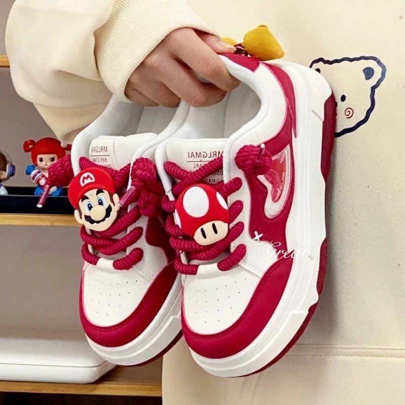 Little White Ddmysports For Women Spring Collection Versatile And Niche Original Thick Soled Casual Sports Board Shoes Free Shipping Outdoor Shoes