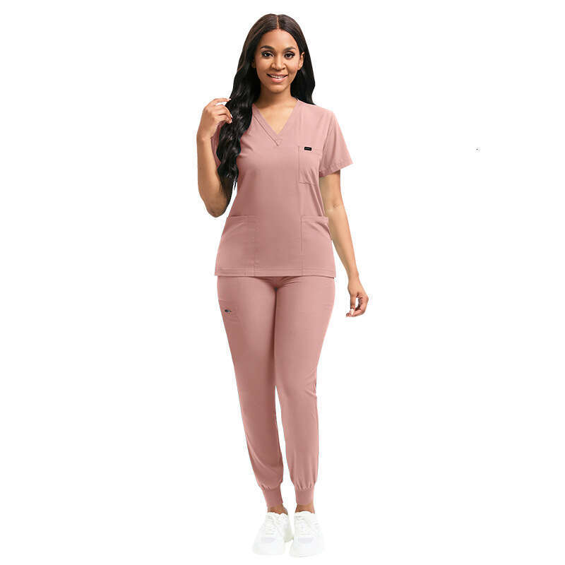 Niaa Hinn Scrubs Set New Product New Arrival Non-ironing French High Elasticity Washable Versatile Business Affairs Ventilation Novelty Linen