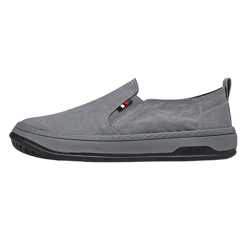 Shipping Ddmysports Free Summer Canvas One Step Casual Work Bean Trendy Shoes For Men Outdoor