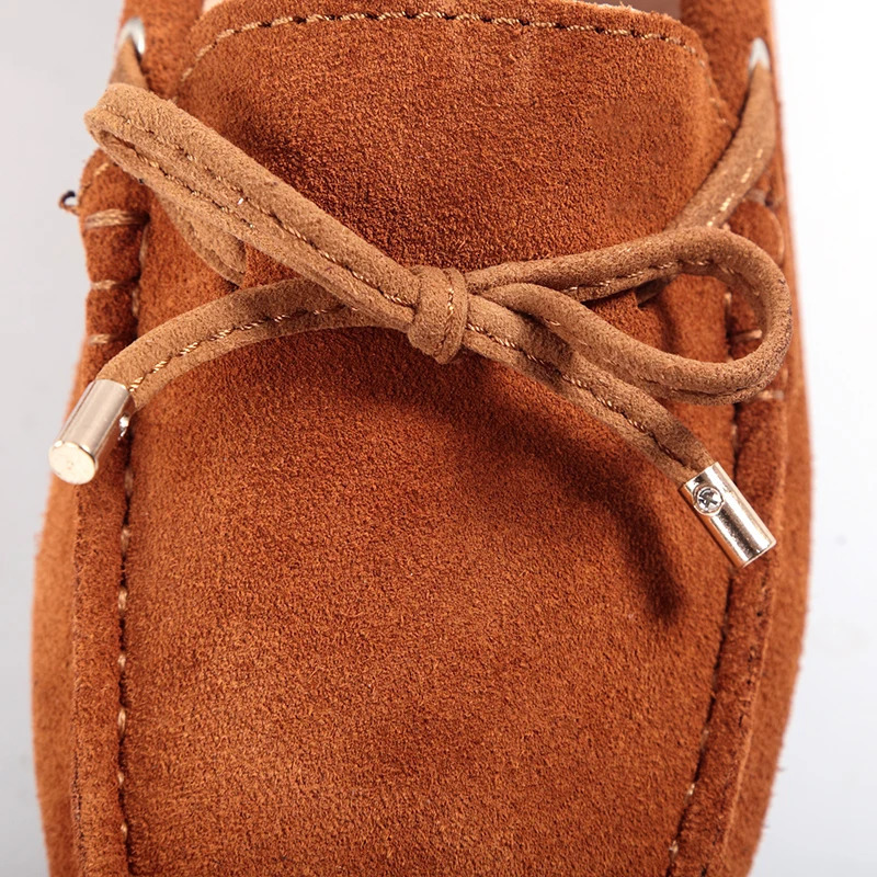 100% Genuine leather Women flats Handmade Women Casual leather shoes Leather Moccasin Fashion Women Driving Shoes 240713