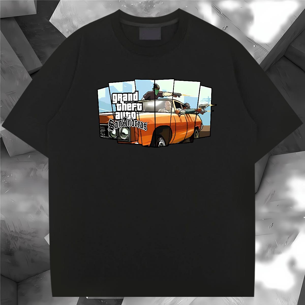 Soft Man T Shirts racing 230g 100% Cotton Casual Daily Wear 180g Cotton Mens Tshirts Fashion Designer Black White Top Tees