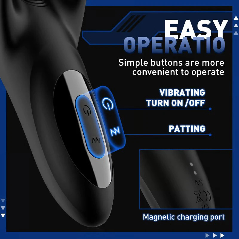 Vibrating Male Masturbator Glans Vibrator Electric Penis Massager Delay Trainer Exerciser Vibrations Stimulator Adult Sex Toy 240715