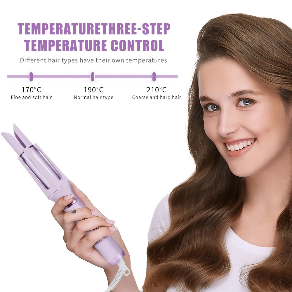 Automatic Hair Curler 32MM Auto Rotating Ceramic Hair Roller Professional Curling Iron Curling Wand Hair Waver Plancha De Pelo 240712