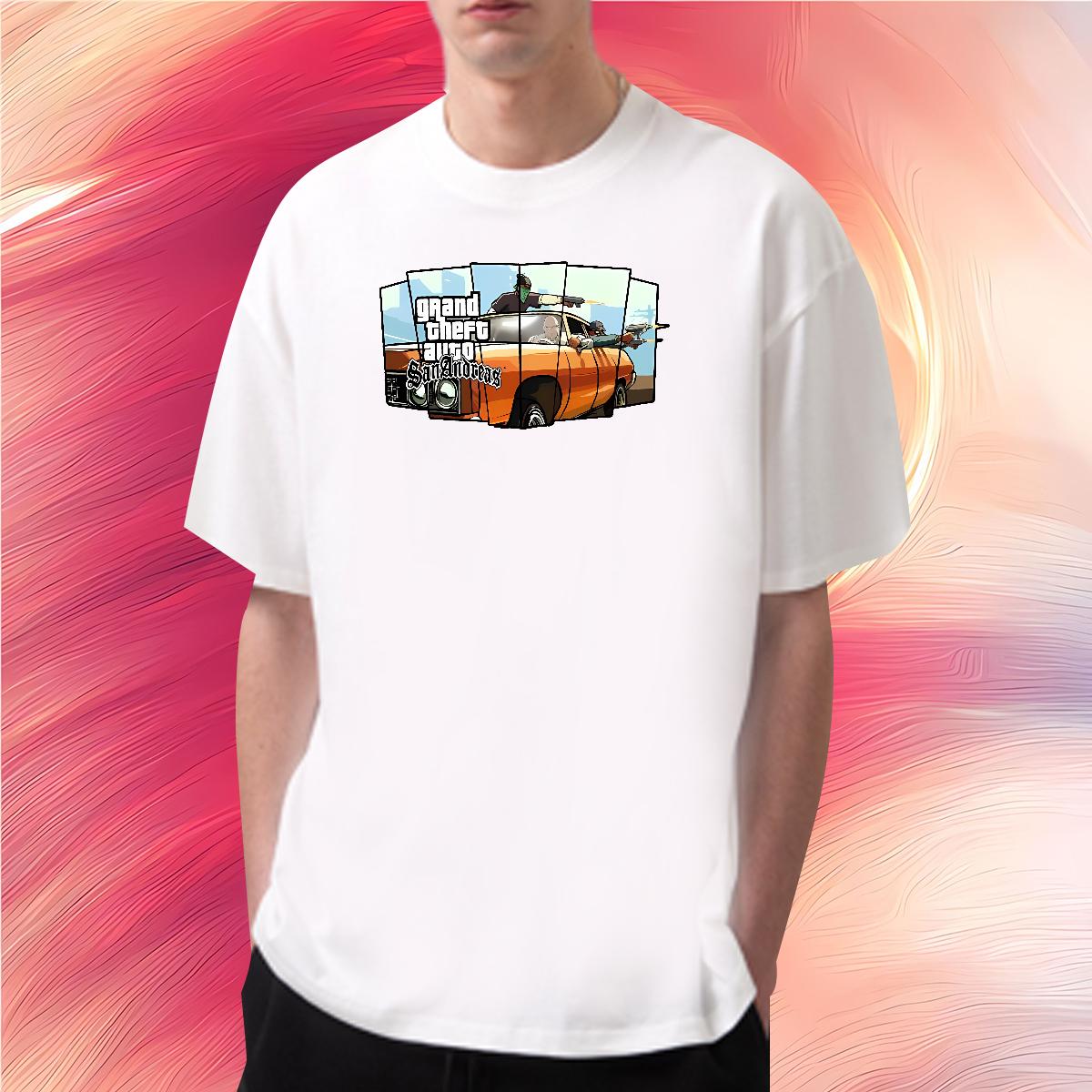 Classic Men Tees racing 100% Cotton 230g Cotton O Neck Short Sleeves Outdoor T shirt DIY Anime New Designer Tee Shirt