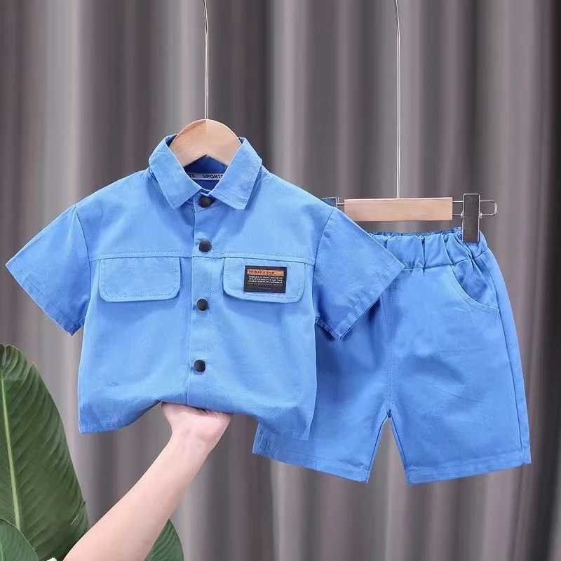 Clothing Sets Children Boys Shirt Shorts 2Pcs/Sets New Summer Baby Clothes Suit Infant Outfits Toddler Casual Cotton Costume Kids Tracksuits