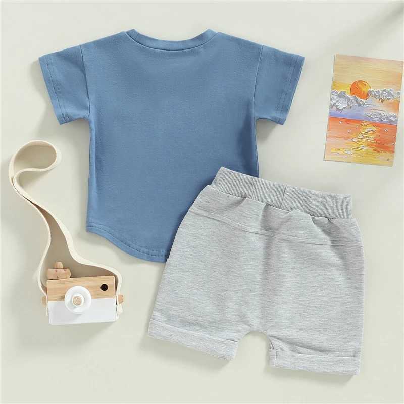 Clothing Sets Newborn Baby Boys Clothes Cotton Casual Short Sleeve Tops T-shirt+Shorts Summer Tracksuits Toddler Infant Outfit Set