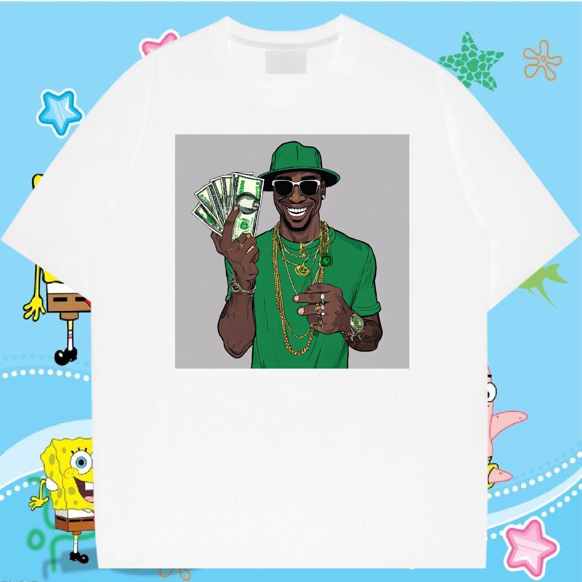 Cool Design Mens T Shirts XH 230g Cotton Casual Short sleeve Cotton Soft Men Tshirts Fashion New DIY Wear