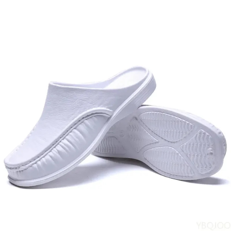 Shoes Mens Slippers EVA Slip on Flats Shoes Walking Men Half Slipper Comfortable Soft Household Sandals Size 40-47 240718