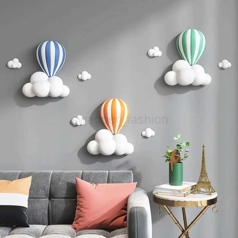 Hot Air Balloon 3D Three-dimensional Relief Wall Decoration Living Room Sofa Background Wall Decoration Room Hanging PaintingB24718