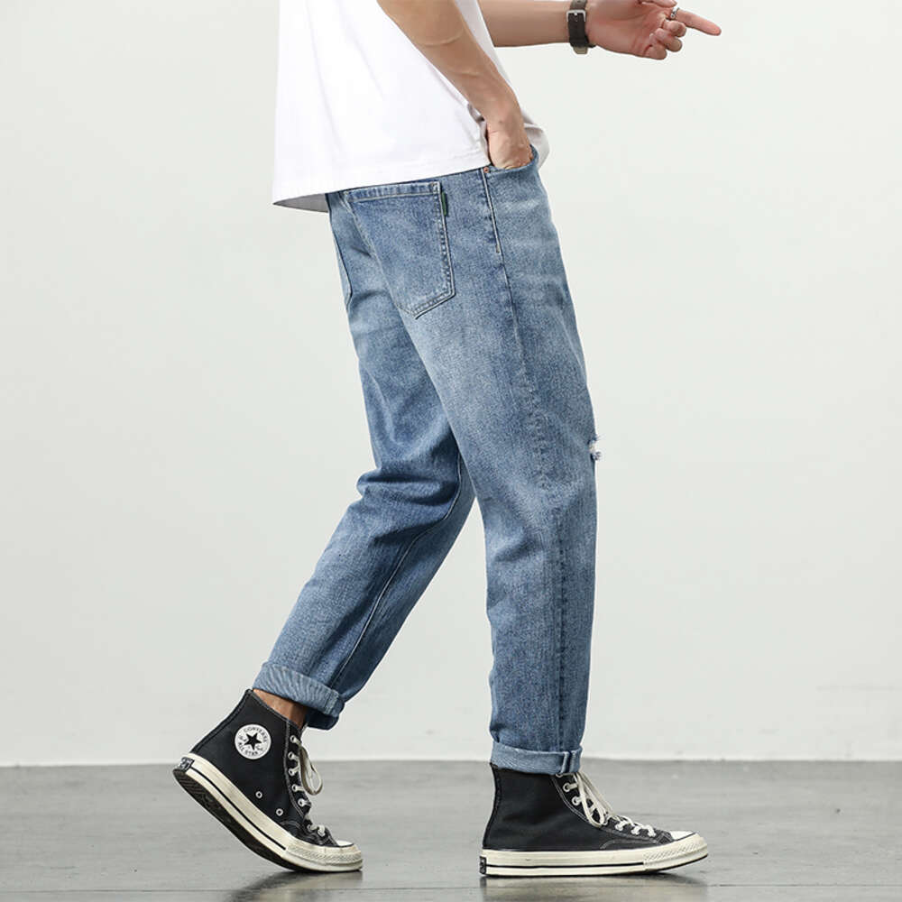 2024 Spring/Summer New Jeans Trendy Loose Casual Versatile Pants