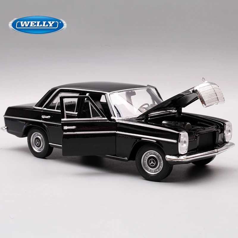 WELLY 1 24 Mercedes-Benz 220 Alloy Car Model Simulation Diecasts Metal Classic Retro Old Car Model Collection Childrens Toy GiftCL240718