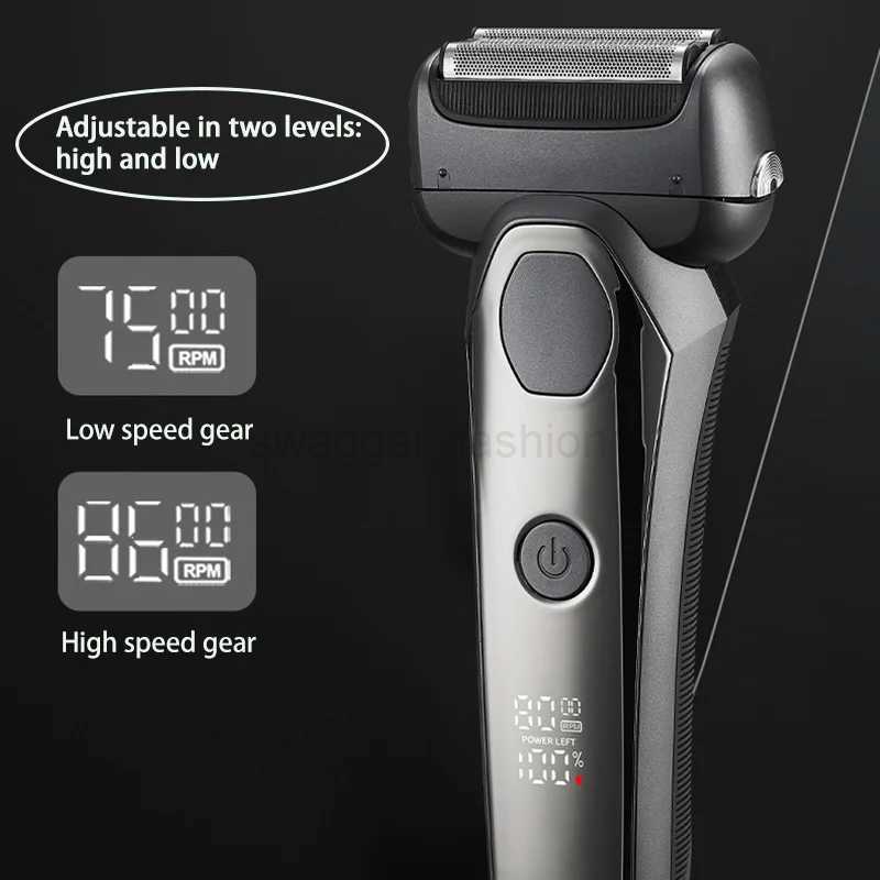 MOTA Electric Shaver Reciprocating High and Low Two-speed Adjustable Shaver Full Body Washable Type-c Rechargeable ShaverBa240709