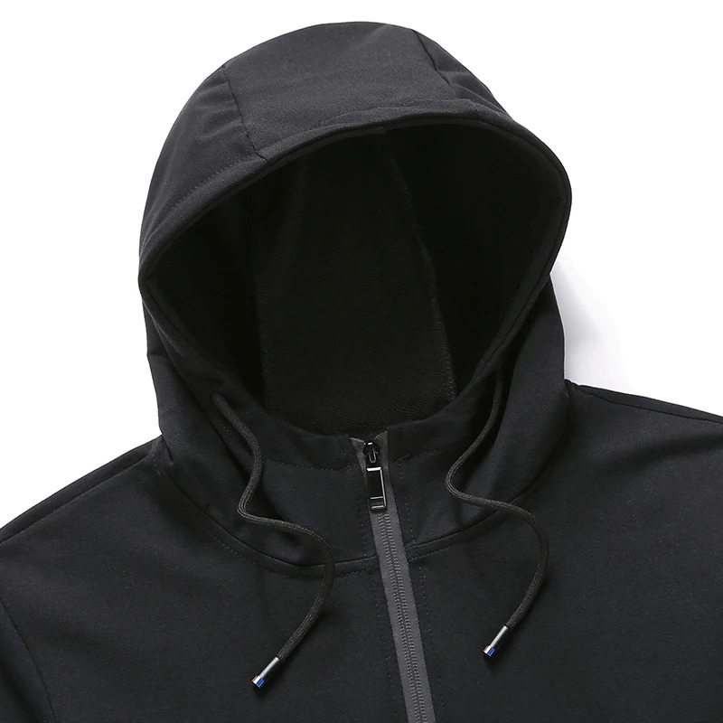 WINSTAND Plus Size Men Sportswear Sets Spring Autumn Clothing Hooded Pants Suit Male 2 Pieces Sweatshirt Sweatpants 8XL 240715