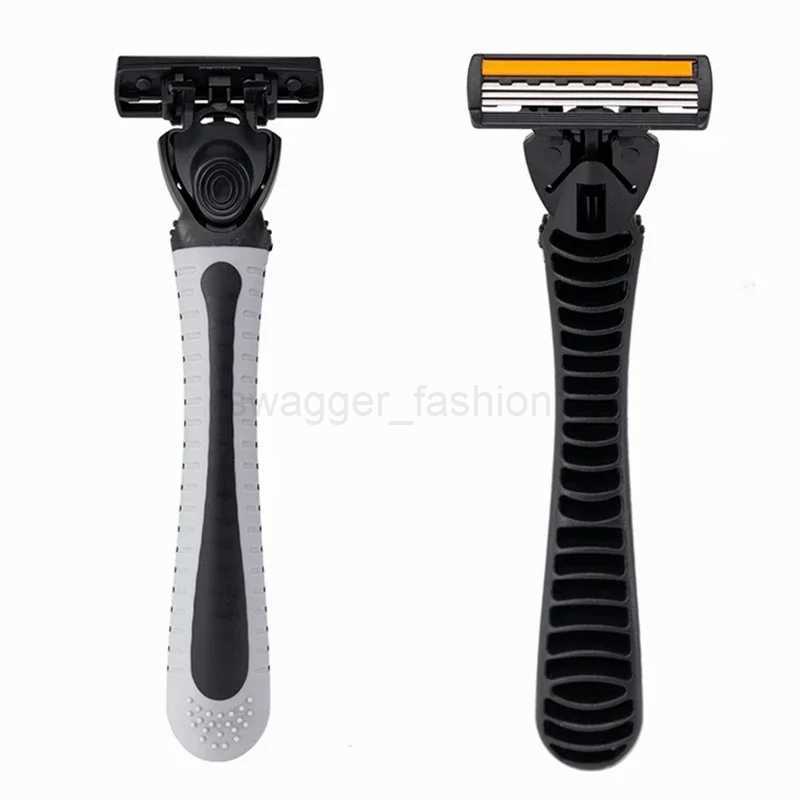 19-Blade Men Shaver Manual Razor Body Hair Cutting Beard Shaving Bikini Trimmer Three Layer Barber Shaver Multi Head ChangeableB240709