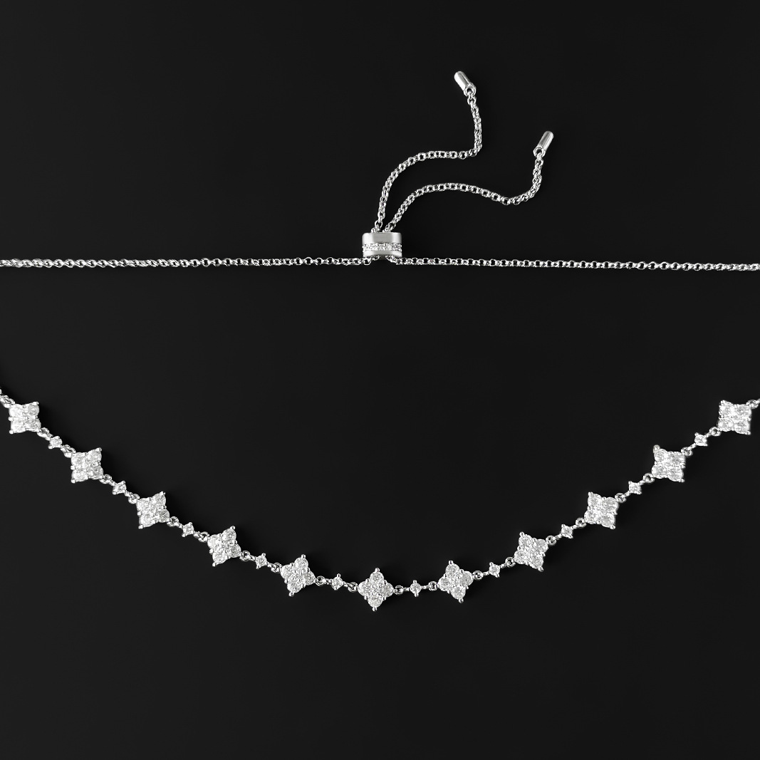 top brand clover necklace bracelet women white star whale nature bling crystal dia sailormoon sier bracelets choker necklaces jewelry gift