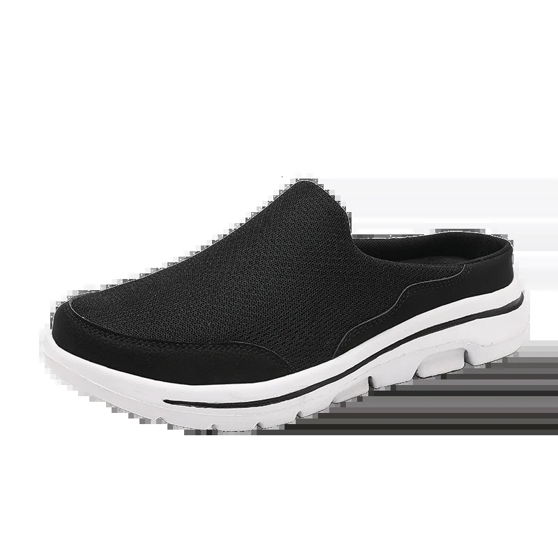 Big Size 47 48 49 Summer Men Half Shoes Slippers Slides Slip On Shoes Women Mesh Breathable Soft Comfortable Drop 240718