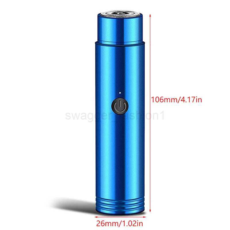 1Set Mini Electric Shaver For Men And Woman Rechargeable Portable Cordless Face Beard Razor Hair Trimmer Beard Hair Removal ToolB240709