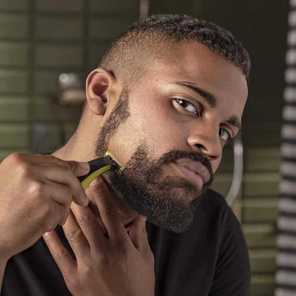 Electric Shaver Man Trimmer Knife Portable Waterproof Washable Beard Male Razor Shaver Epilator Body Hair Groomer For MenB240709