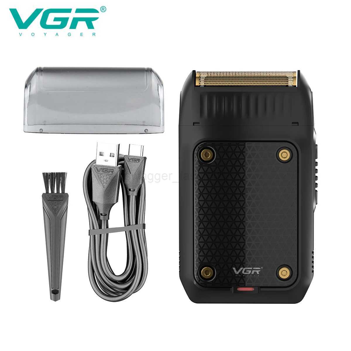 VGR Electric Razor Professional Shaver Portable Shaving Machine Mini Beard Trimmer Razor Reciprocating Shaver for Men V-353B240709