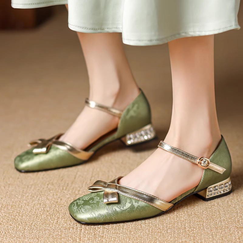 Shoes Ddmysports Women Summer New Design Commute Clunky Diamond Low Eel Black Free Shipping Outdoor