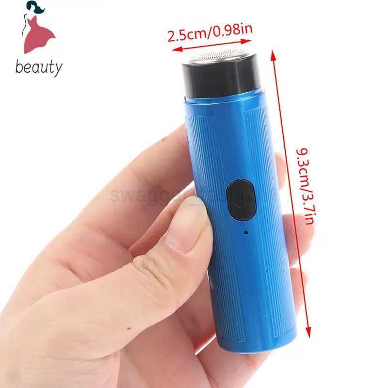 Portable Mini Electric Shaver Washable Beard Trimmer Men Shaver Razor USB Travel Rechargeable ShaverB240709