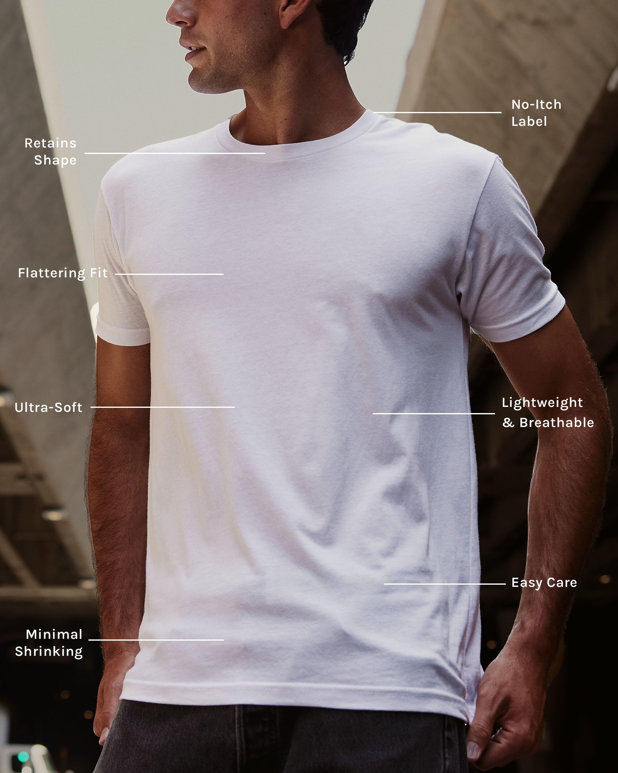 INTO THE AM Mens T Shirt Short Sleeve Crew Neck Soft Fitted Tees S - 4XL Fresh Classic Tshirts