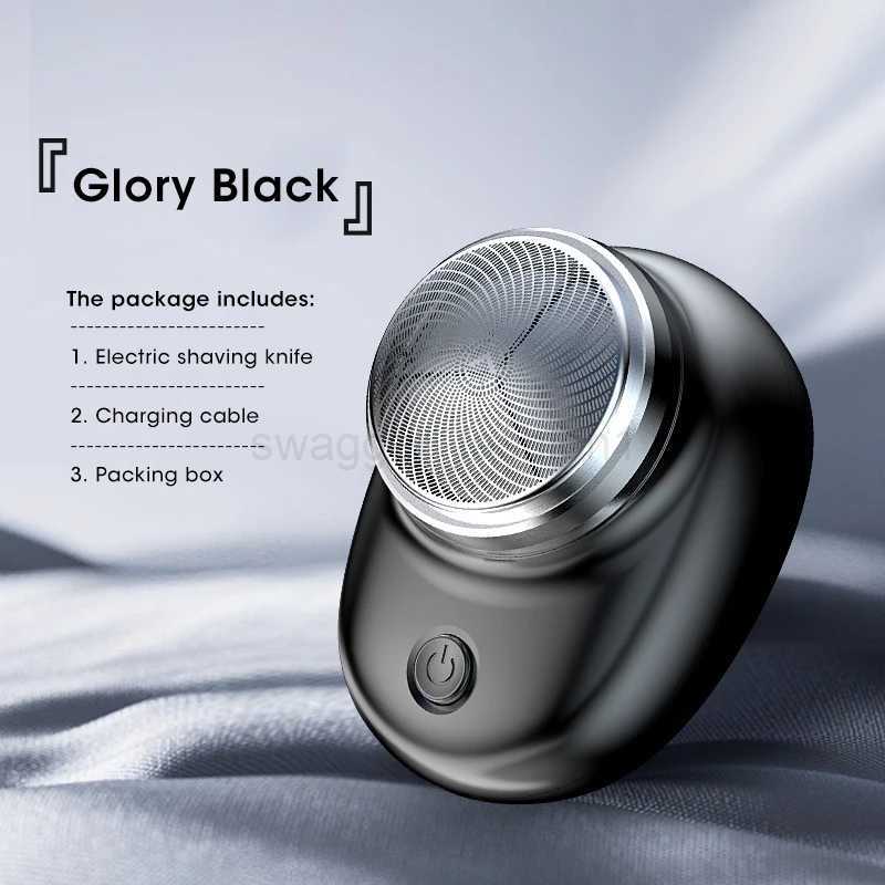Mini Electric Razor Wet and Dry Washable Razor Fast Charging Digital Display Portable Electric Shaver 1 Hour Charge Time UpgradeBz240709