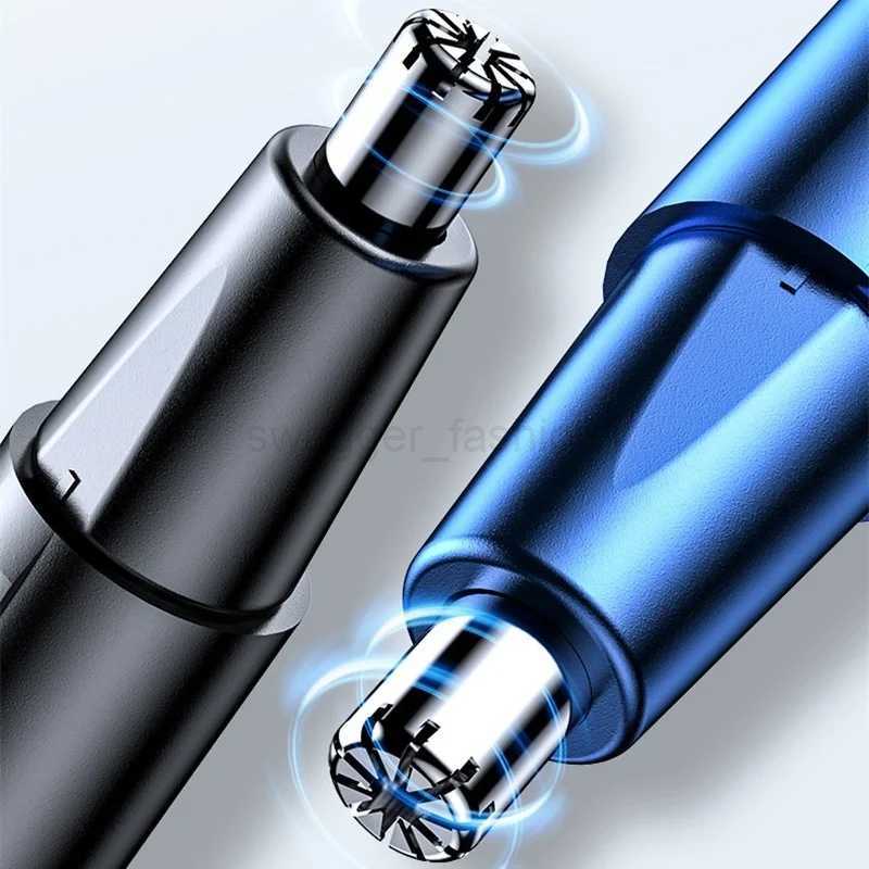 Electric Nose Hair Trimmer Facial Care Rechargeable Nose Ear Trimmer for Men Usb Charging Shaver Hair Removal Razor BeardB240709