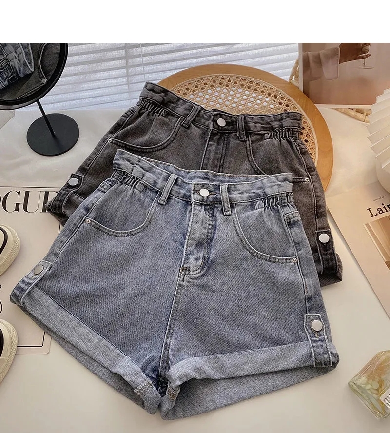 Fashion Streetwear Ladies Jeans Tassel High Waist Short Pants Sexy Denim Jean Shorts For Women