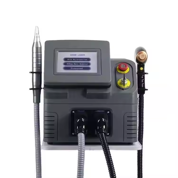 High energy 808 Diode Laser permanent hair removal q switched nd yag portable picosecond laser tattoo removal machine for salon with CE