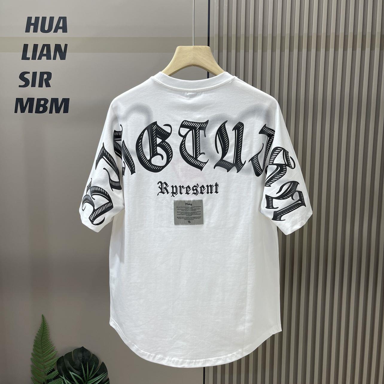 Printed men's T-shirt 2024 Summer New Versatile Fashion Loose Casual Top