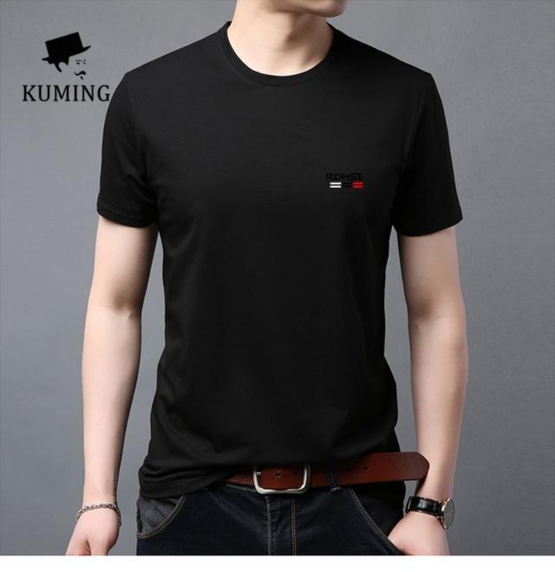 Ice Silk Quick Drying Clothes Men s T-shirt Short Sleeved Round Neck Casual Breathable Running