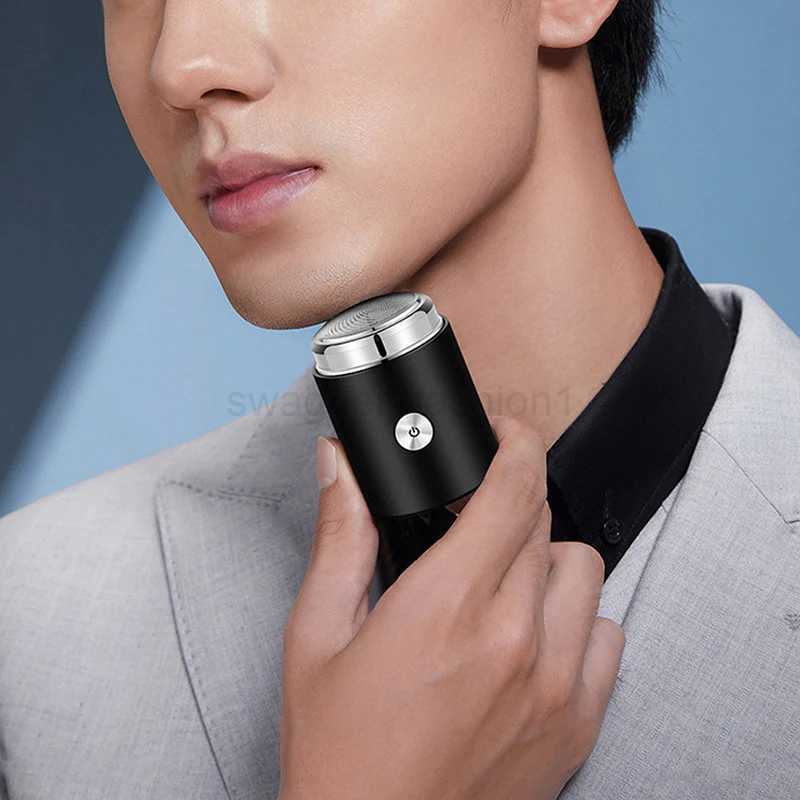 Electric Mini Shaver Travel Shaver Pocket Size Electric Razor Portable Outdoor Beard Razor for MenB240709