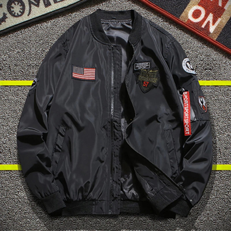 Mens Jacket Spring Autumn Bomber Cargo Casual Trend Slim Handsome Korean Version Clothing 240716