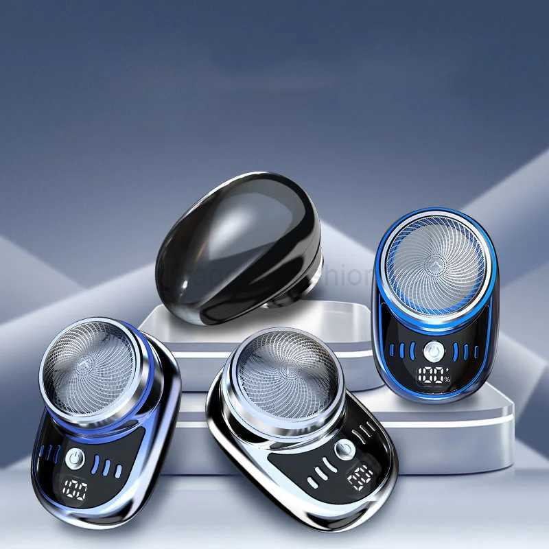 New Mini Electric Travel Shaver For Men Portable Pocket Shaver Cordless Shaving Face Razor Rechargeable Beard Trimmer RazorsB240709