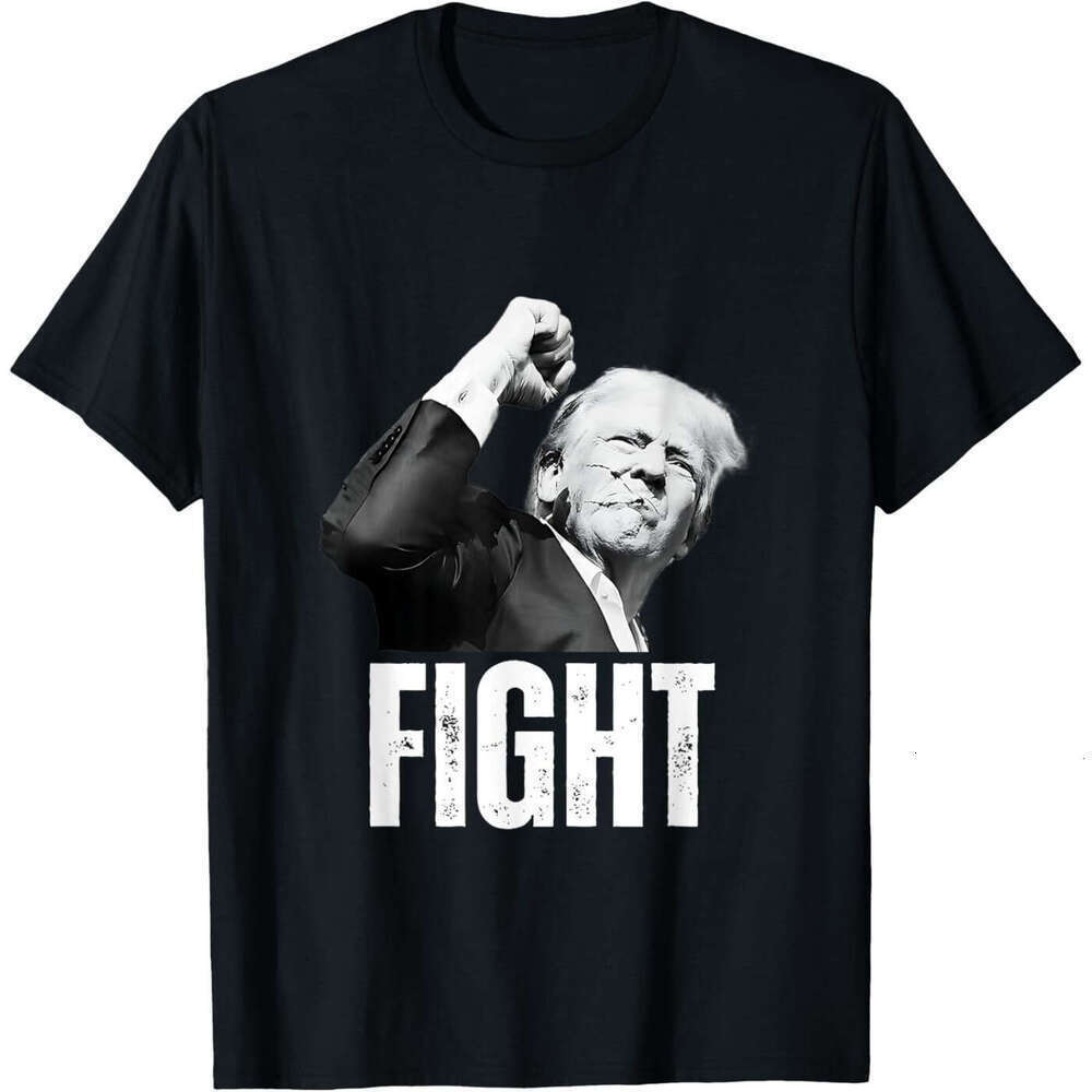 Donald Trump 2024 T shirts Fist Pump Donald Trump Shooting T-Shirt for Mens Womens Fight Tee Tshirt tops Trump supporter Clothe Free shipping