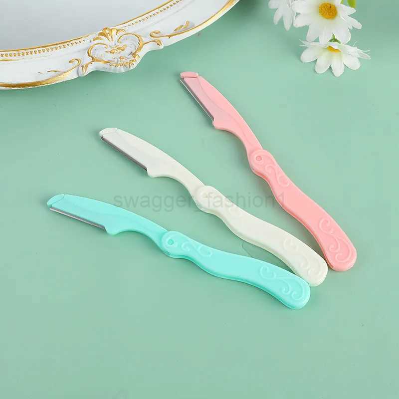 Women Face Care Hair Removal Tool Makeup Shaver Knife Eyebrow Trimmer Safe Shaving Rezors (3pcs/lot)B240709