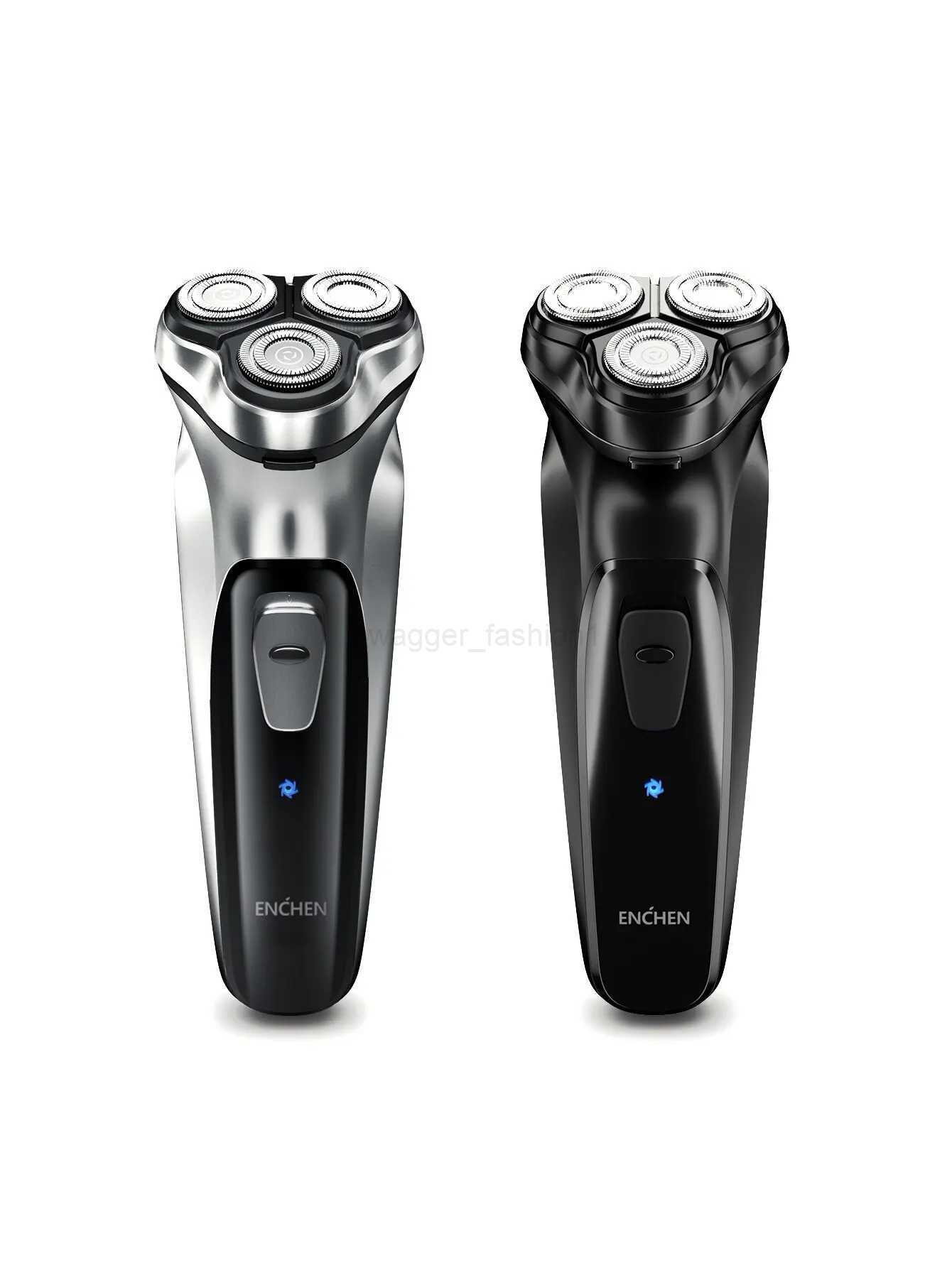 ENCHEN Blackstone Electrical Rotary Shaver for Men 3D Floating Blade Washable Type-C USB Rechargeable Shaving Beard MachineB241709