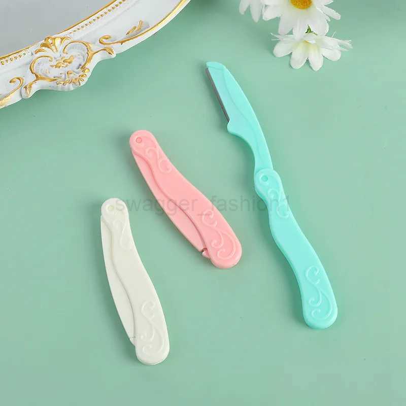 Women Face Care Hair Removal Tool Makeup Shaver Knife Eyebrow Trimmer Safe Shaving Rezors (3pcs/lot)B240709