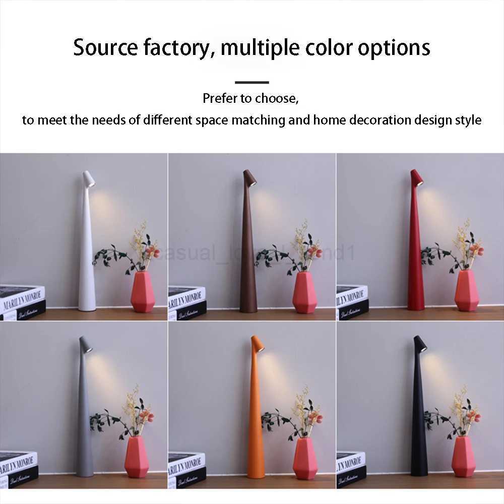 Wireless Rechargeable Desk Lamp Creative Living Room Study Lamp Top Touch Dimming Atmosphere Desktop Decoration Table LampCL240718