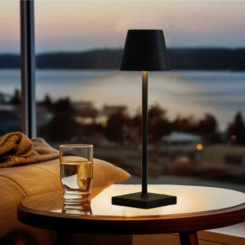 LED Desk Light USB Rechargeable 3 Level Brightness Dimmable Table Decorative Lamp For Living Room Bedroom NightlightsCL240718