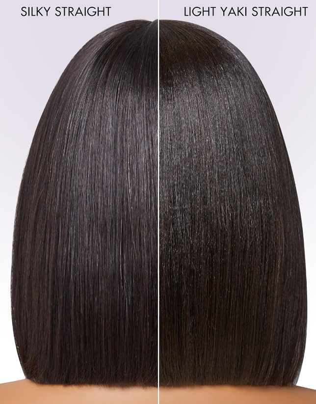 Bob Wig Straight Bang Short Synthetic Lace Front Wigs for Women Shoulder Length High Temperature Fiber Hair