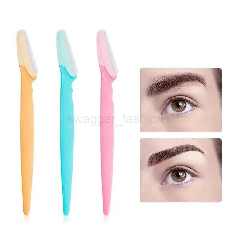 1Pcs Eyebrow Trimmer Makeup Tools Safe Eye Brow Razor Face Body Hair Removal Shaver Blades Woman Eyebrows Shaping KnifeB240709