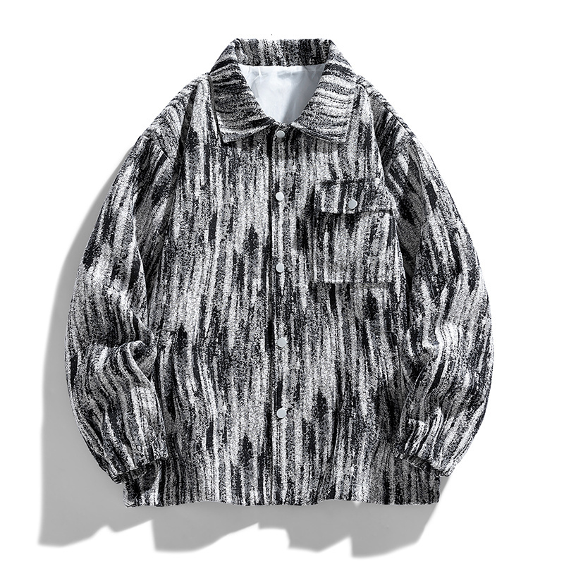 Yuncang Flash Hair Small Fragrant Wind Men's end Brand High Street Spring and Autumn Jacket Trendy Rascal F718#60
