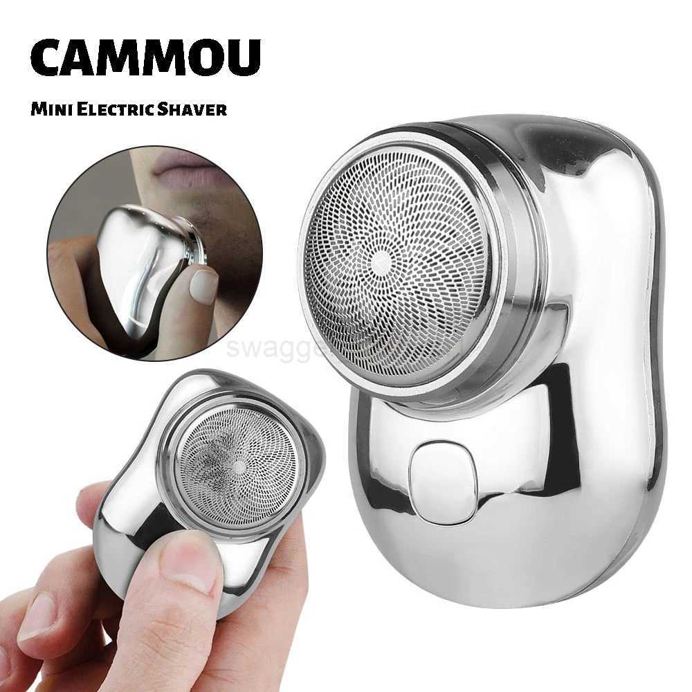 Mini Electric Shaver Portable Men Travel Razor Waterproof Wet Dry Double Use Beard Trimmer Type-c Fast Charging Shaving MachineB240709