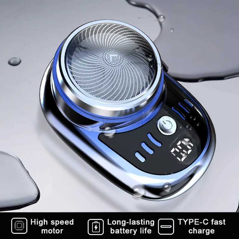 Electric Shaver Mini Portable Waterproof Shaver Usb Rechargeable Travel Detachable Razor Beard Body Hair Trimmer Remover 2024B240709