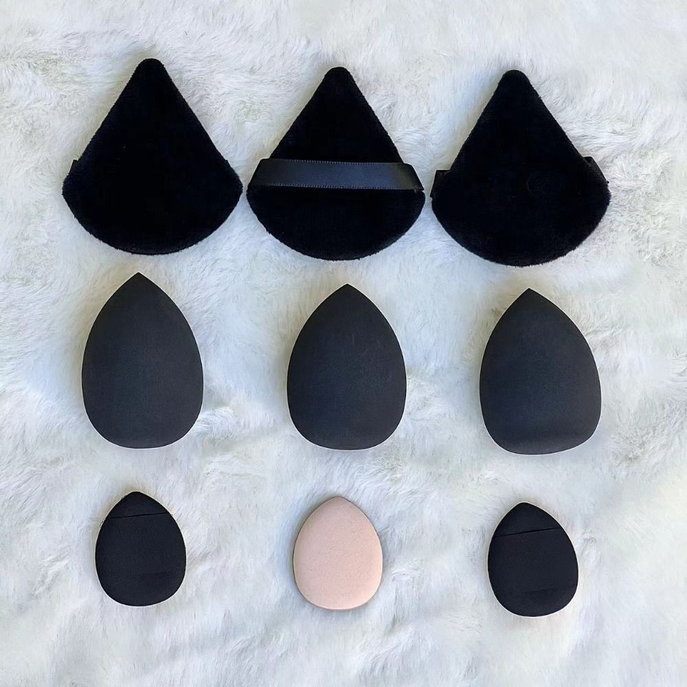 12Pcs Veet Cosmetic New Cotton Soft Makeup Beauty Tools Washable Sponges Powder Puff Women F718-29