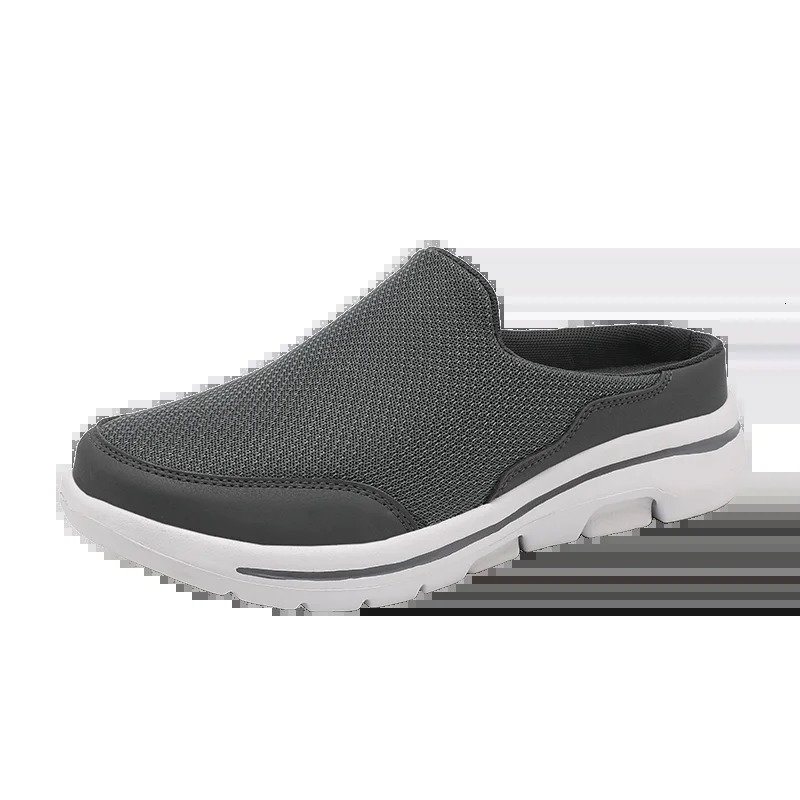 Big Size 47 48 49 Summer Men Half Shoes Slippers Slides Slip On Shoes Women Mesh Breathable Soft Comfortable Drop 240718