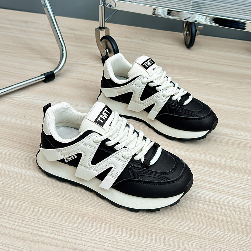 Women's sneakers 2024 Summer New Sports and Casual Breathable Genuine Leather Versatile Trendy Outdoor Running Shoes Free Shipping